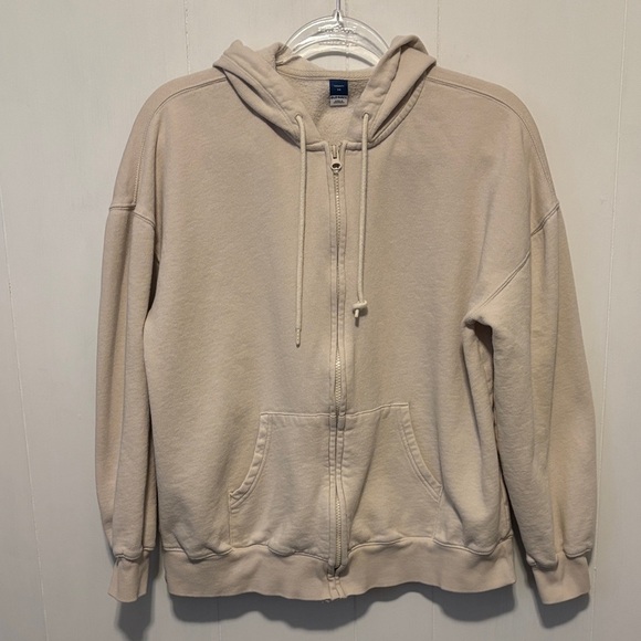 Old Navy Tops - Old Navy So Comfy Oversized Cream  Hoodie